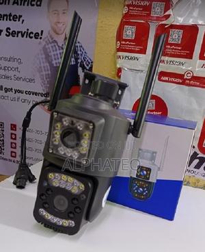 Quality 4G Simcard Dual Double Lens Wireless PTZ Camera - thumbnail 2