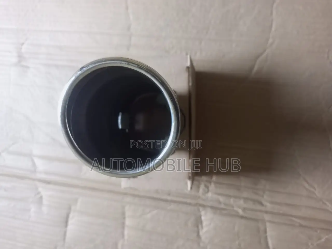 Car Universal Muffler Tip Exhaust Pipe Silver