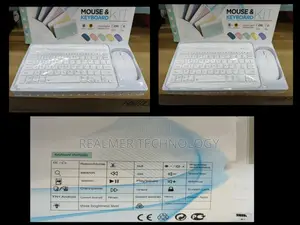 Bluetooth + Rechargeable Wireless Mouse and Keyboard Kit