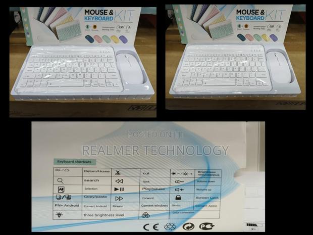 Bluetooth + Rechargeable Wireless Mouse and Keyboard Kit