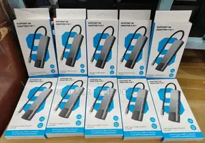 Type C 5in 1 Adapter LAN + USB C + USB 3.0 +HDMI