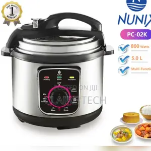 Stainless Nunix Programmable 5 Litres Cooker Electric