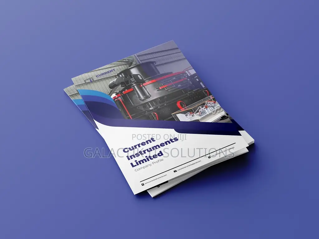 Elegant Company Profile Design - First Impressions Matter