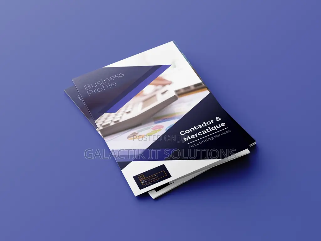 Elegant Company Profile Design - First Impressions Matter