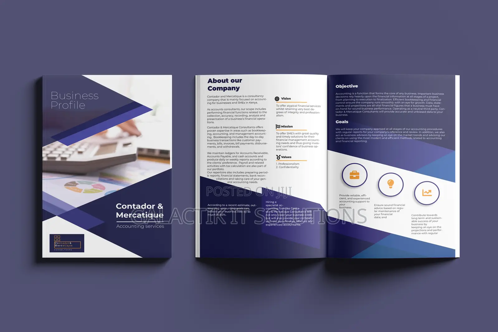 Elegant Company Profile Design - First Impressions Matter