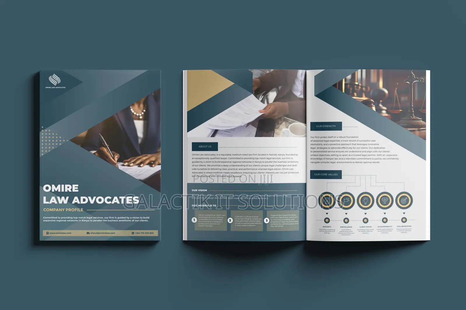 Elegant Company Profile Design - First Impressions Matter