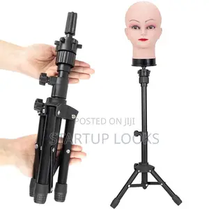 Bald Dummy Head+ Tripod Stand+ Free Tpins