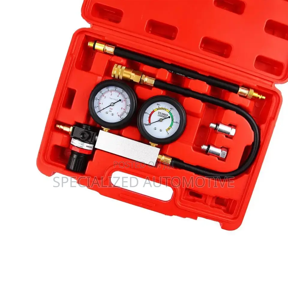 Petrol Engine Cylinder Leak Down Compression Test Kit