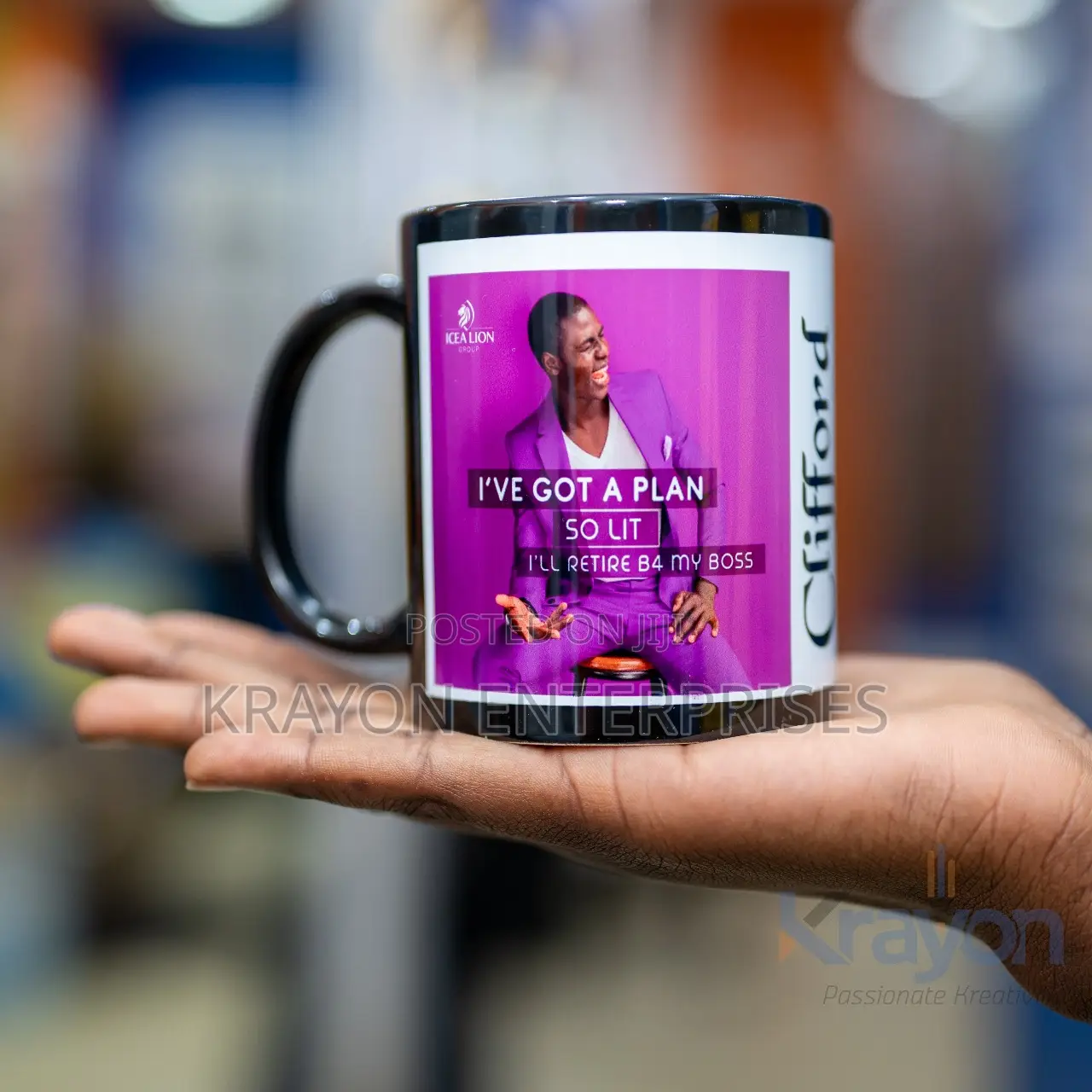 Black Patch Mugs