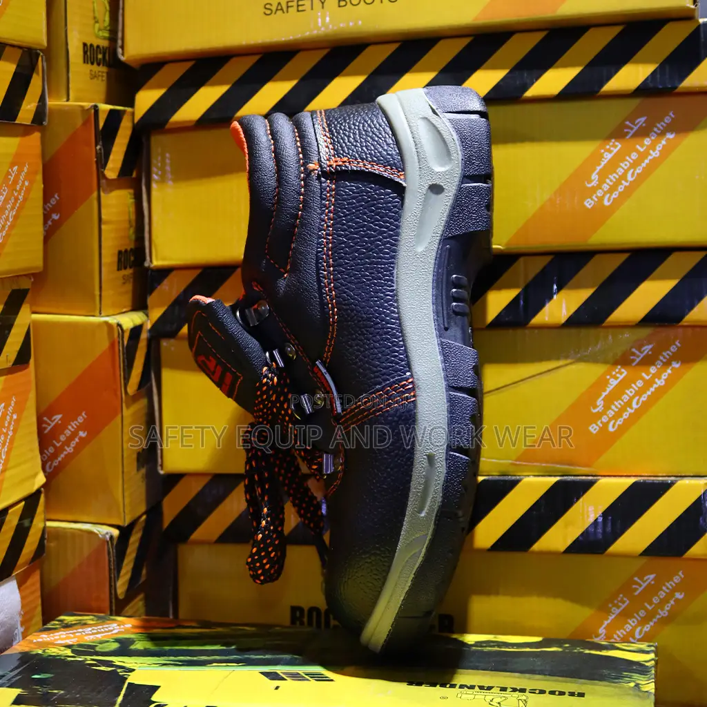 Genuine Breathable Leather S3 Safety Boots