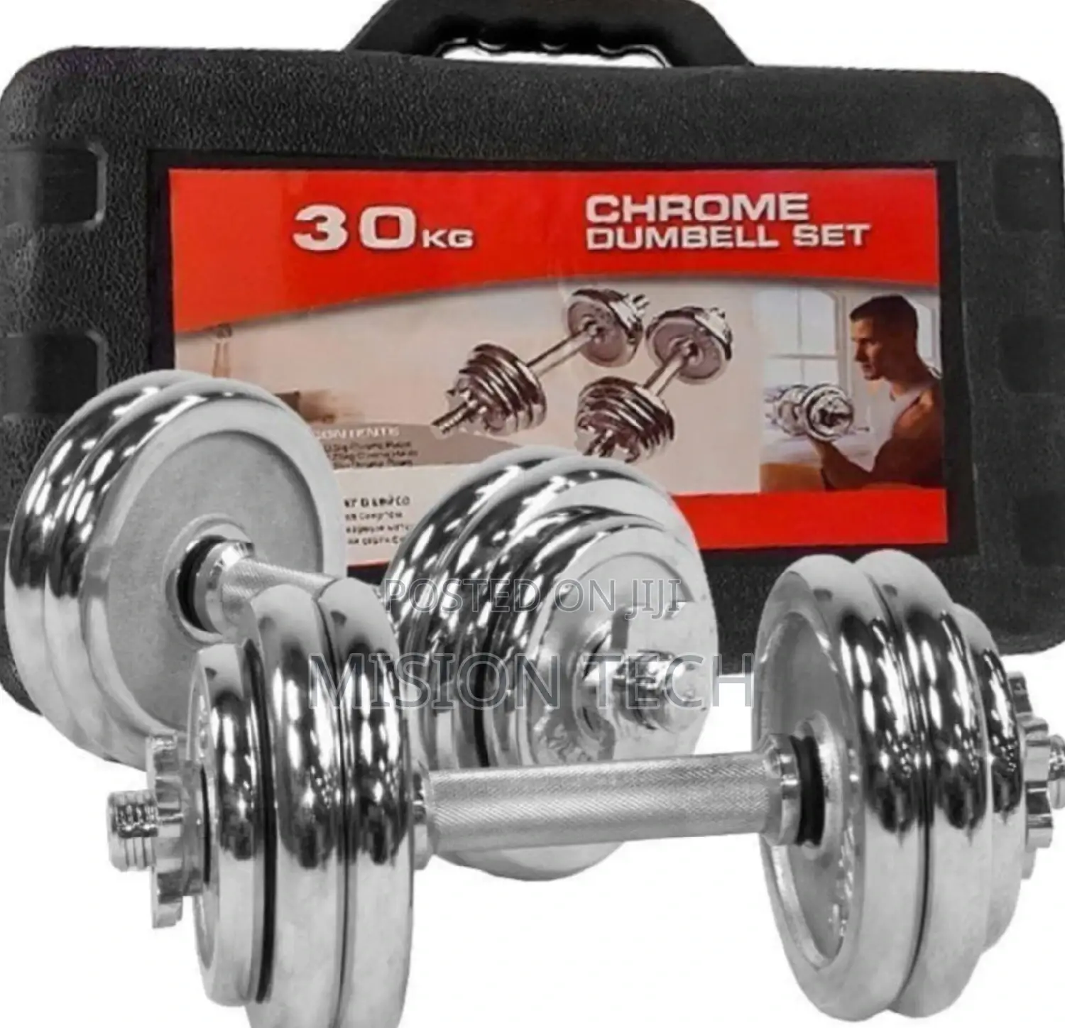 Brand New Set of Chromed Dambell 30kg