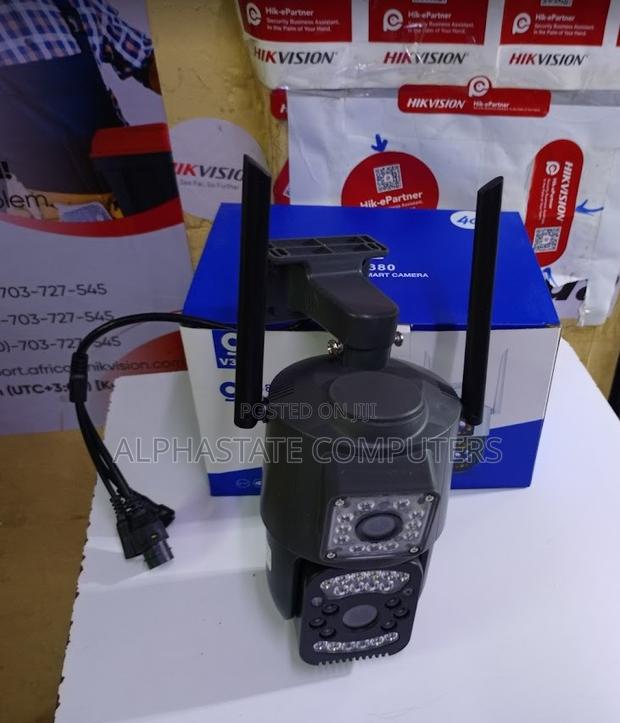 Dual Lens Security Camera V380 Pro Smart Home 4MP Auto Track