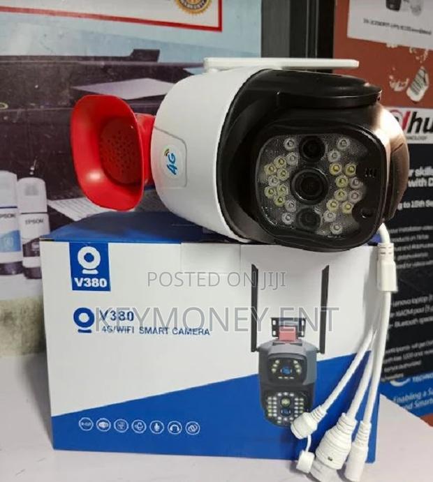 4G Simcard Security Camera 360 PTZ With Alarm(Siren) CCTV