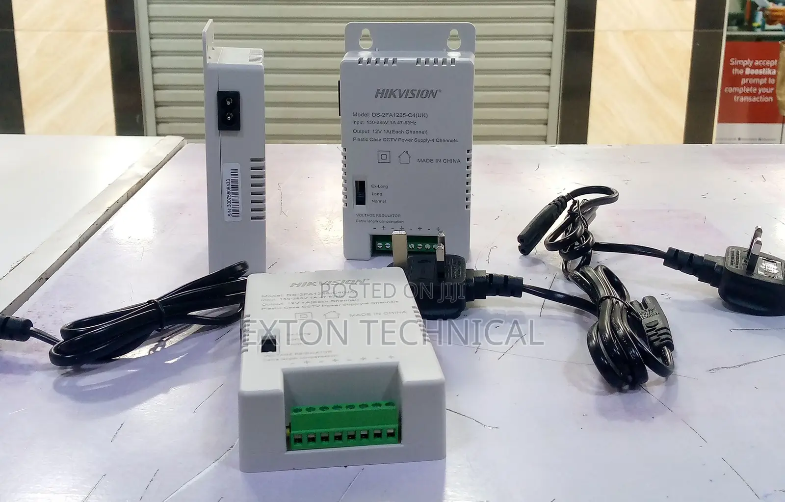 Hikvision 12volts 4 Channel CCTV Power Supply