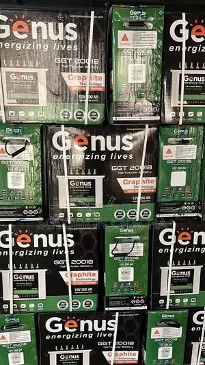 Genus Tall Tubular 200ah Battery With Acid Made in India