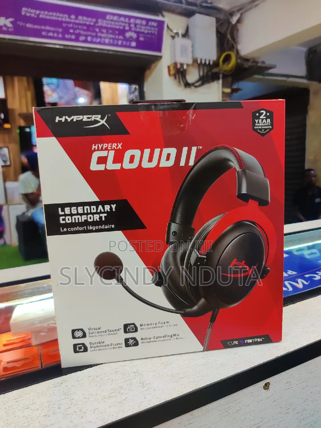 Hyper X Cloud II Gaming Headphones For Ps5/Ps4