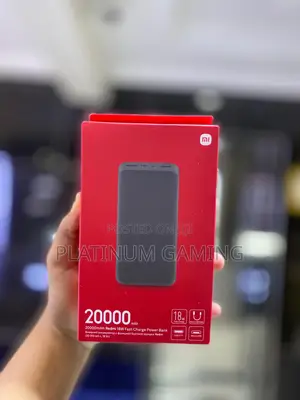 20000mah Redmi Powerbank 18W (Fast Charge)