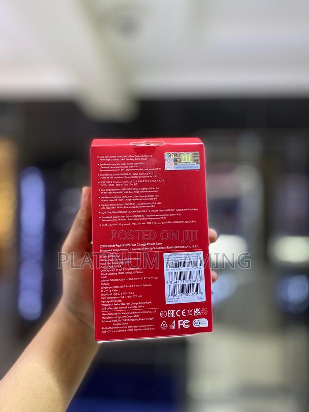 Redmi 20000mah Li-Polymer Power Bank, USB Type C and Micro U - thumbnail 2