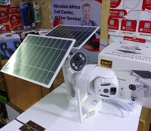 6MP Dual Lens 4G Outdoor Solar CCTV Security PTZ Camera