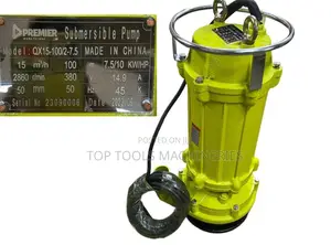 Premier Submersible/Mining Pump 10hp 100m Head