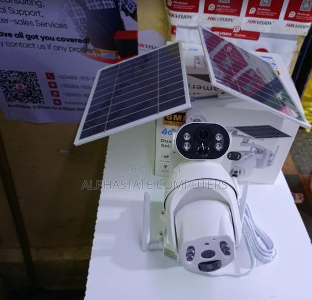 Dual Lens PTZ Camera 4g Solar PTZ Camera 6mp Solar Camera - main view