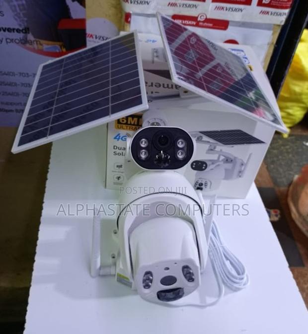 NEW Dual Lens Solar CCTV Camera 6mp Solar 4G PTZ CCTV Camera