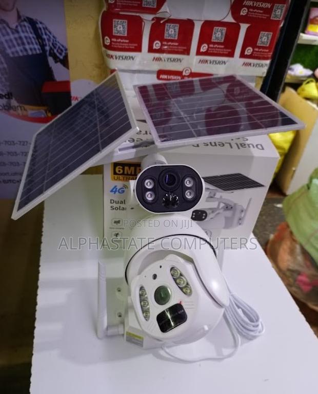4G Dual Len Solar CCTV Camera Solar 4G PTZ CCTV Camera