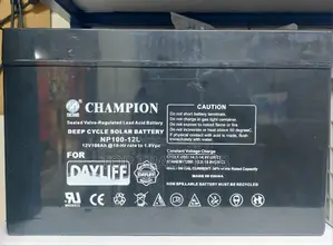 Champion Deep Cycle Solar Battery 100ah