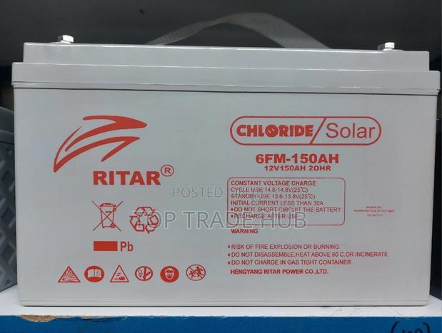 Ritar Deep Cycle Battery 12v 150ah - main view