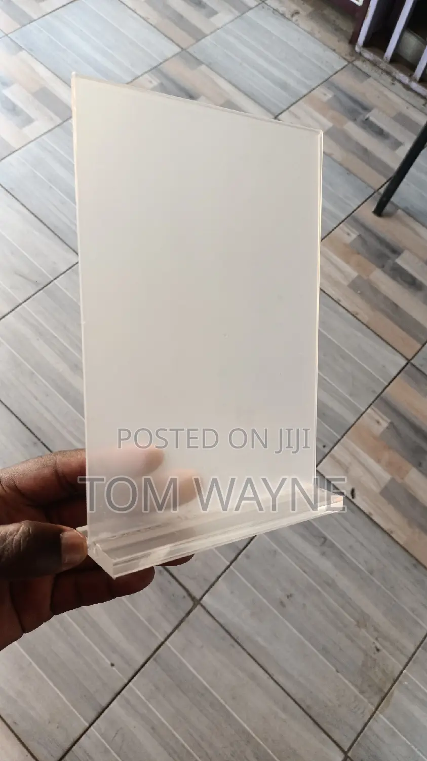 Clear Menu Display Holder A5 Size