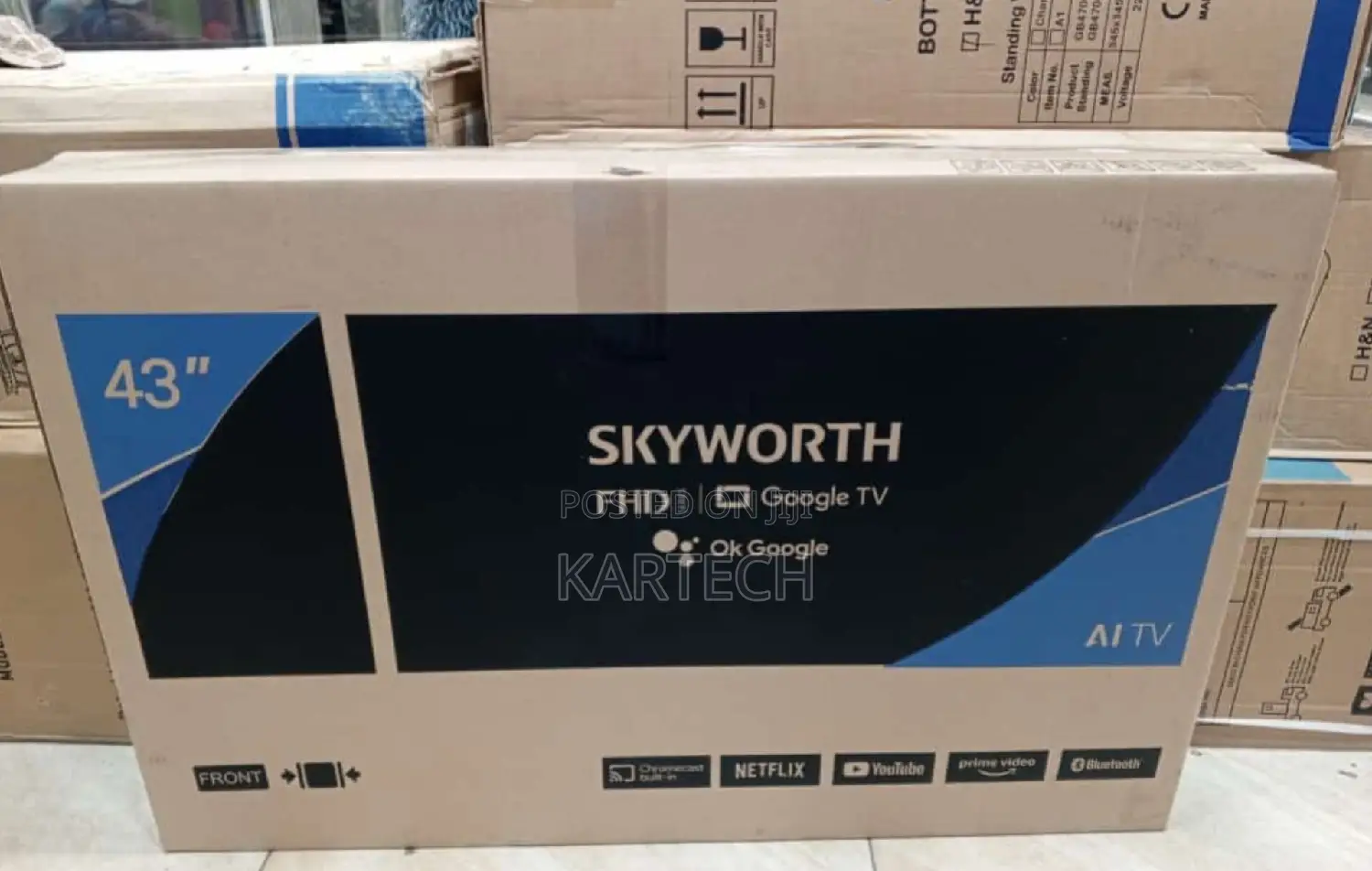 43" Inches Skyworth Frameless Smart Tv