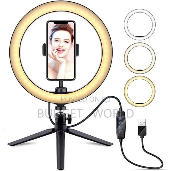 Ring Light 12" Camera Phone Ring Light With_2m Strpod Stand