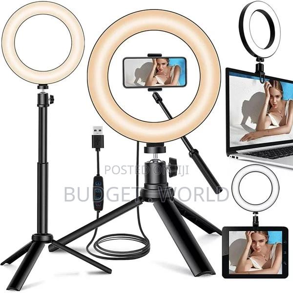 Multiple Mode LED Ring Light on Tripod - 12 Inch With Tripod