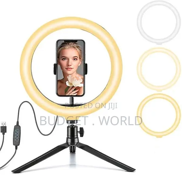 RINGLIGHT With Tripod Bundle_14inch Selfie Ring Light