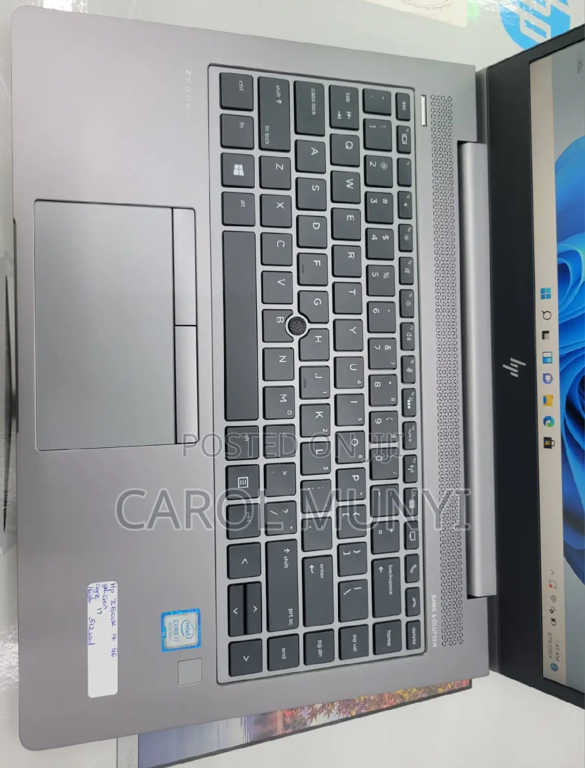 New Laptop HP ZBook 14u 16GB Intel Core I7 SSD 512GB