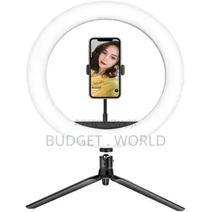 14 Inches LED Ring Light Contains 1 Phone Holders, Leg Stand