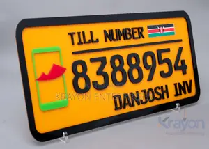 Till Signagewith Perspex