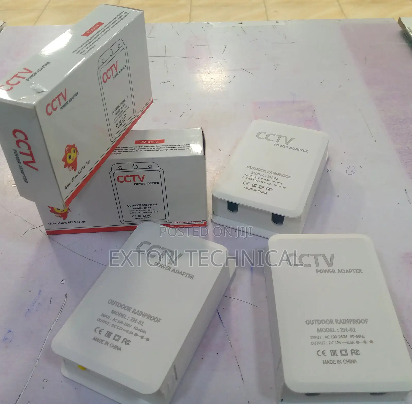 For Outdoor Use (White Color) CCTV Power Supply