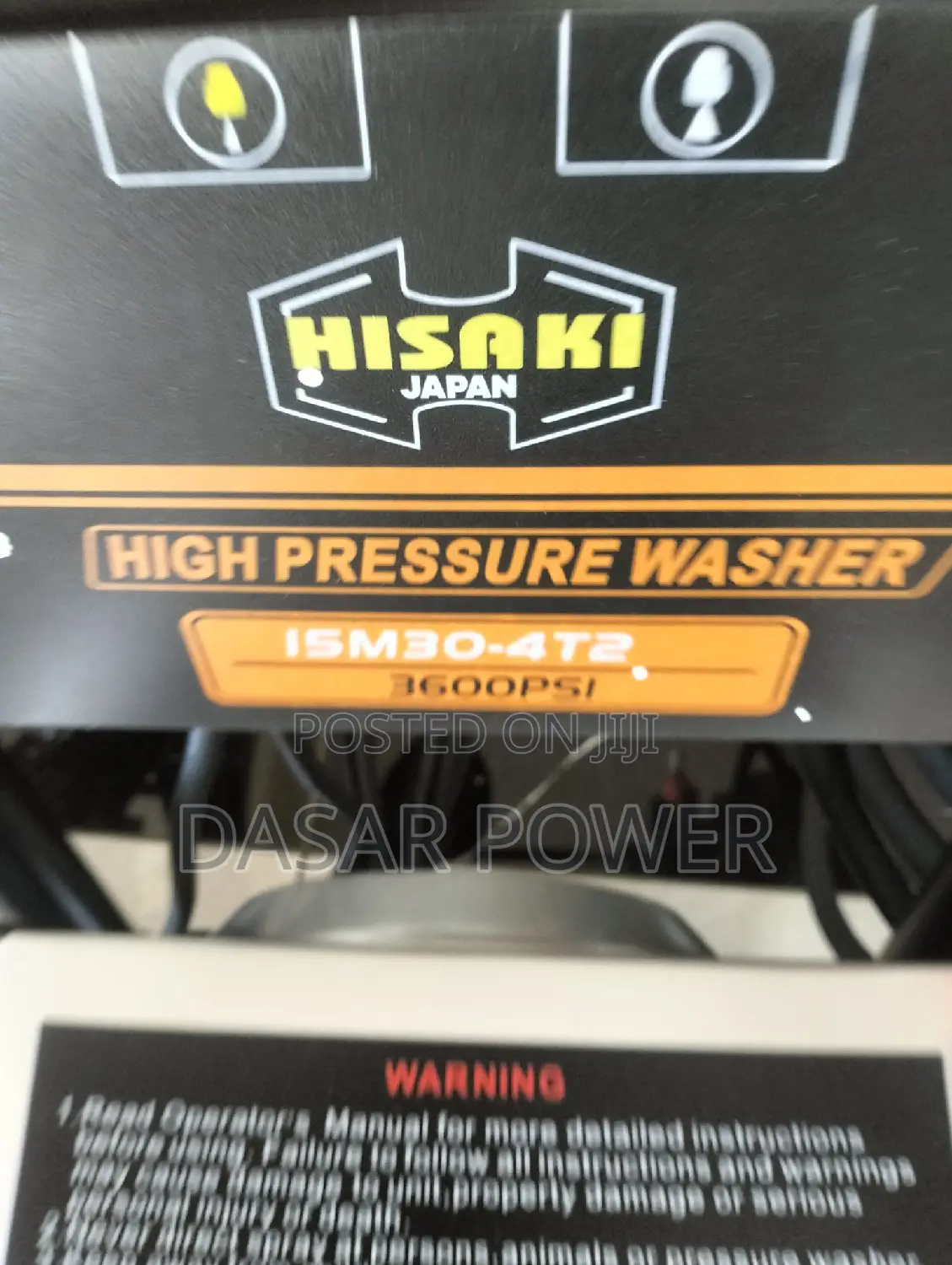 3600psi Hisaki 3phase Carwash Machine.