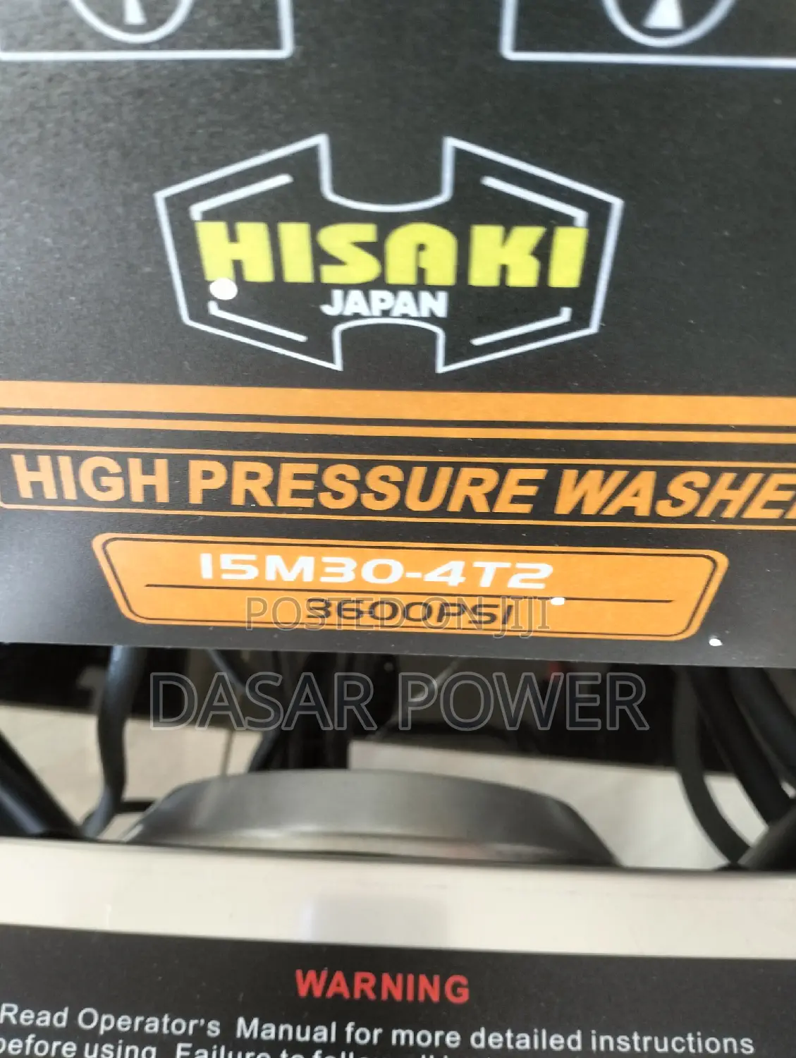 3600psi Hisaki 3phase Carwash Machine.