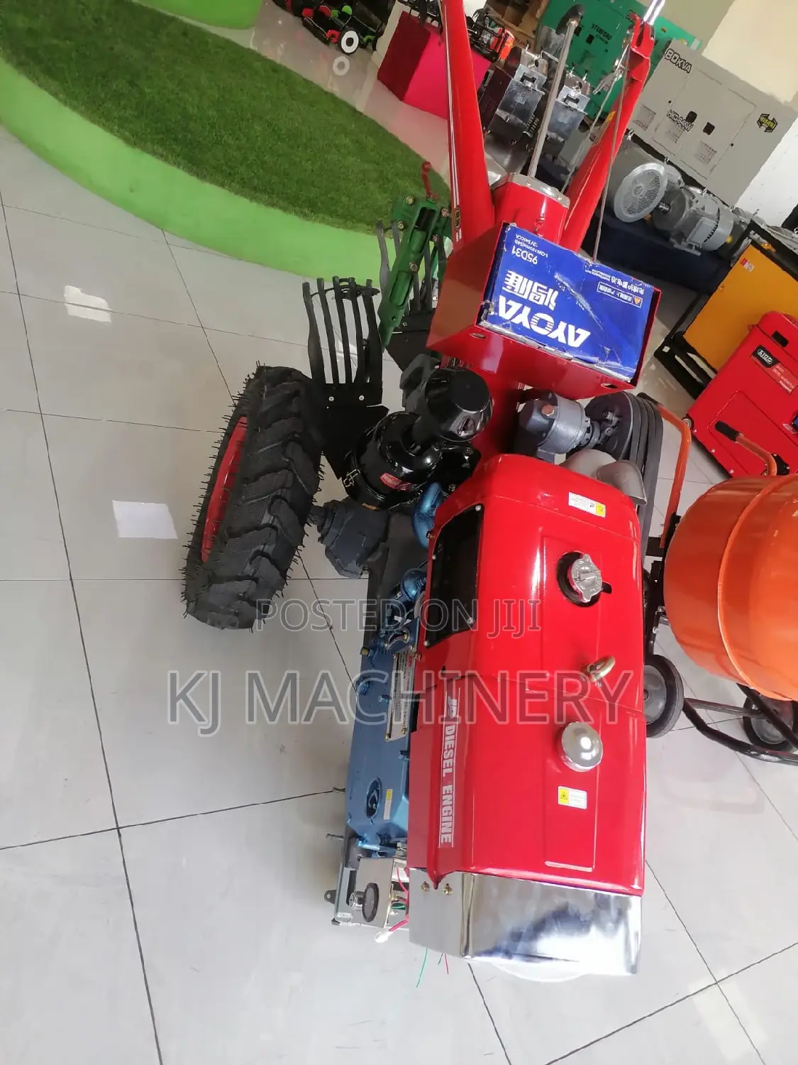 Diesel Powered Watercooled Walking Tractor 16hp