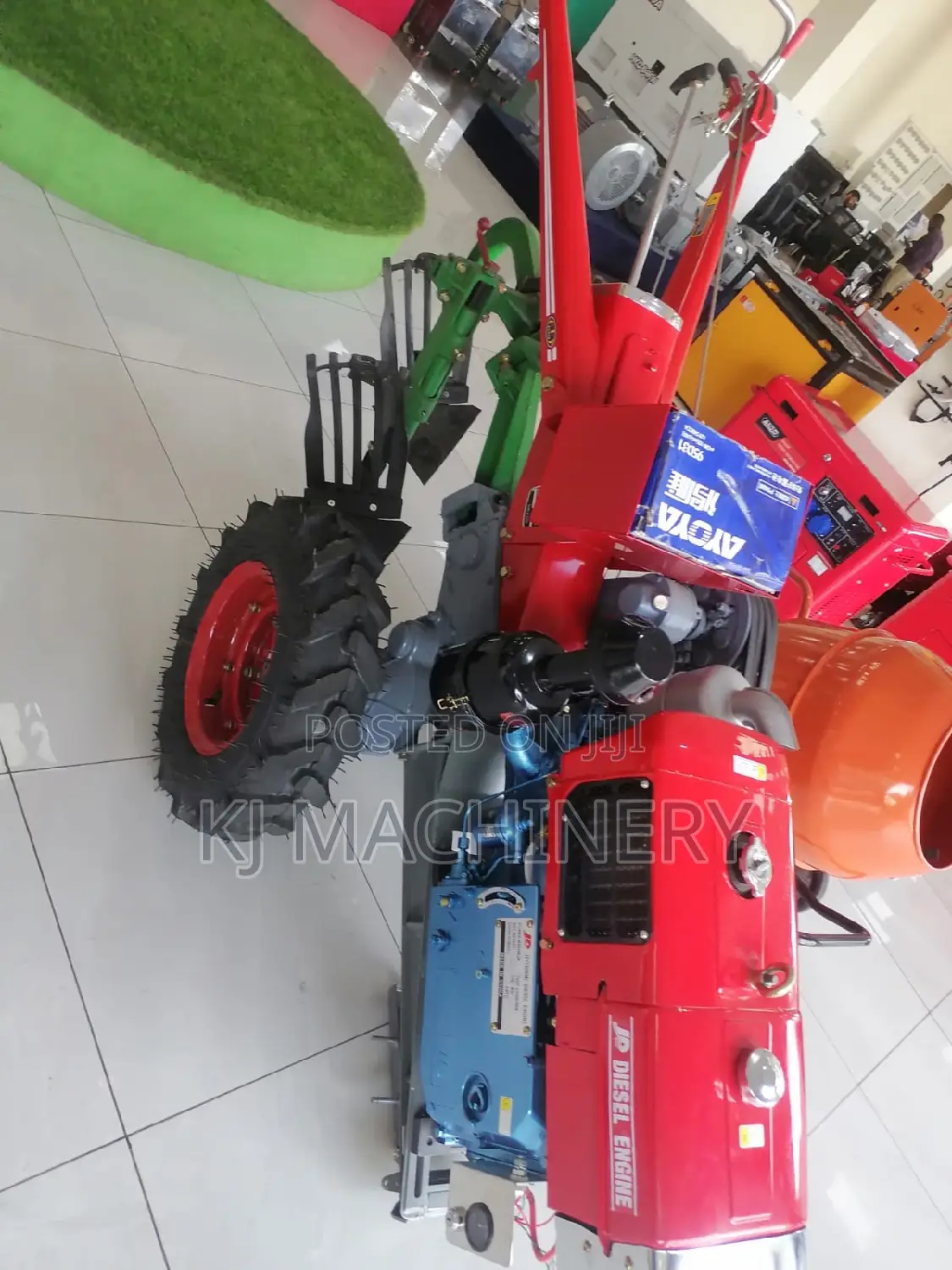 Diesel Powered Watercooled Walking Tractor 16hp