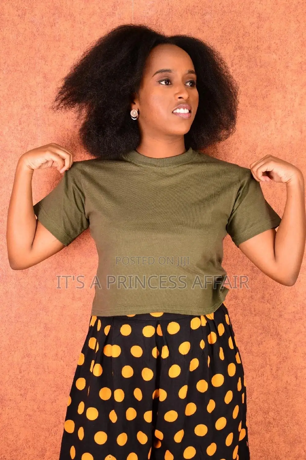 Plain And Ankara Croptops