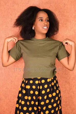 Plain And Ankara Croptops