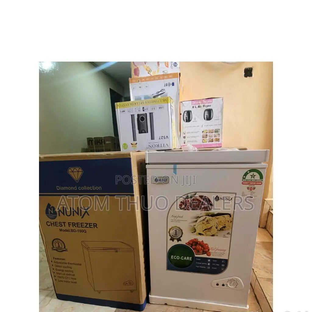 New 100 Litres Nunix Deep Freezer