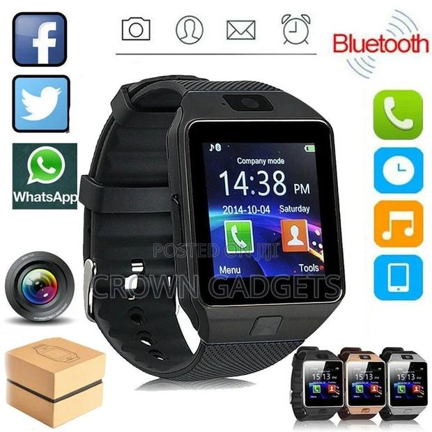 Dz09 Bluetooth Smartwatch SD Slot Touch Screen - thumbnail 2
