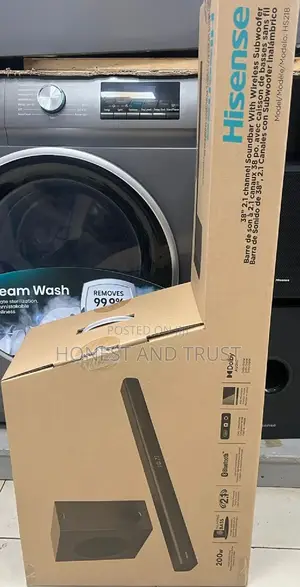 2.1 Channel Surround System
Wireless Sub-Woofer
200w