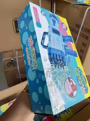 Blue 32 Holes Bubble Gun