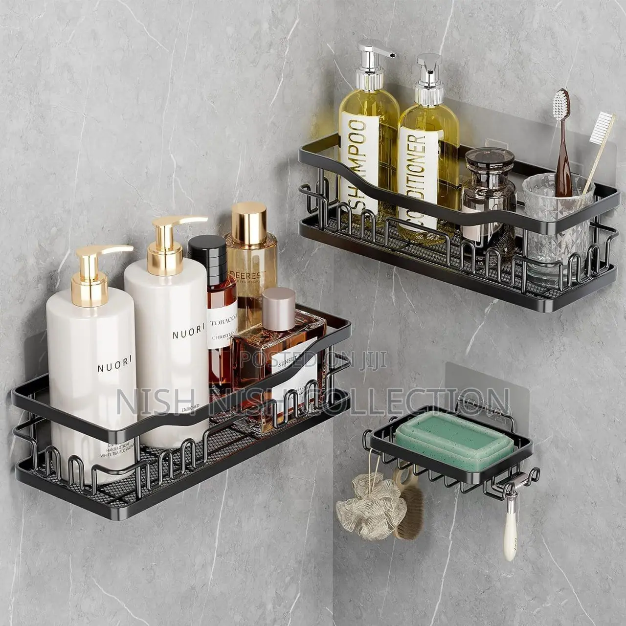 3-Pack Shower Caddy Shelf
