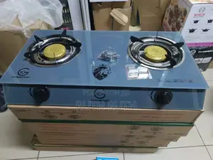 Eurochef Glass Two Burner Gas Top, Autoignition